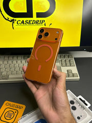 X level Sparkling Case Cosmic Orange 17 Pro Max