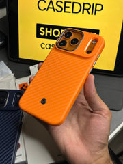 Spigen Enzo Carbon Leather Case 17 Series