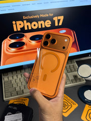 Spigen Border Magsafe Case Cosmic Orange 17 Series