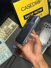 Mutural Dual Shade Matt MagSafe Case Deep Blue 17 Pro Max