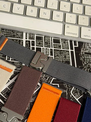 Nylon Stretch Apple Watch Straps with Master Lock