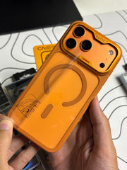 Soft Ny clear metallic case 17 pro max