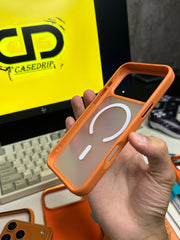 Dfangs Frosted Magsafe Case Cosmic Orange 17 Series