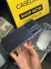 Mutural Dual Shade Matt MagSafe Case Deep Blue 17 Pro Max