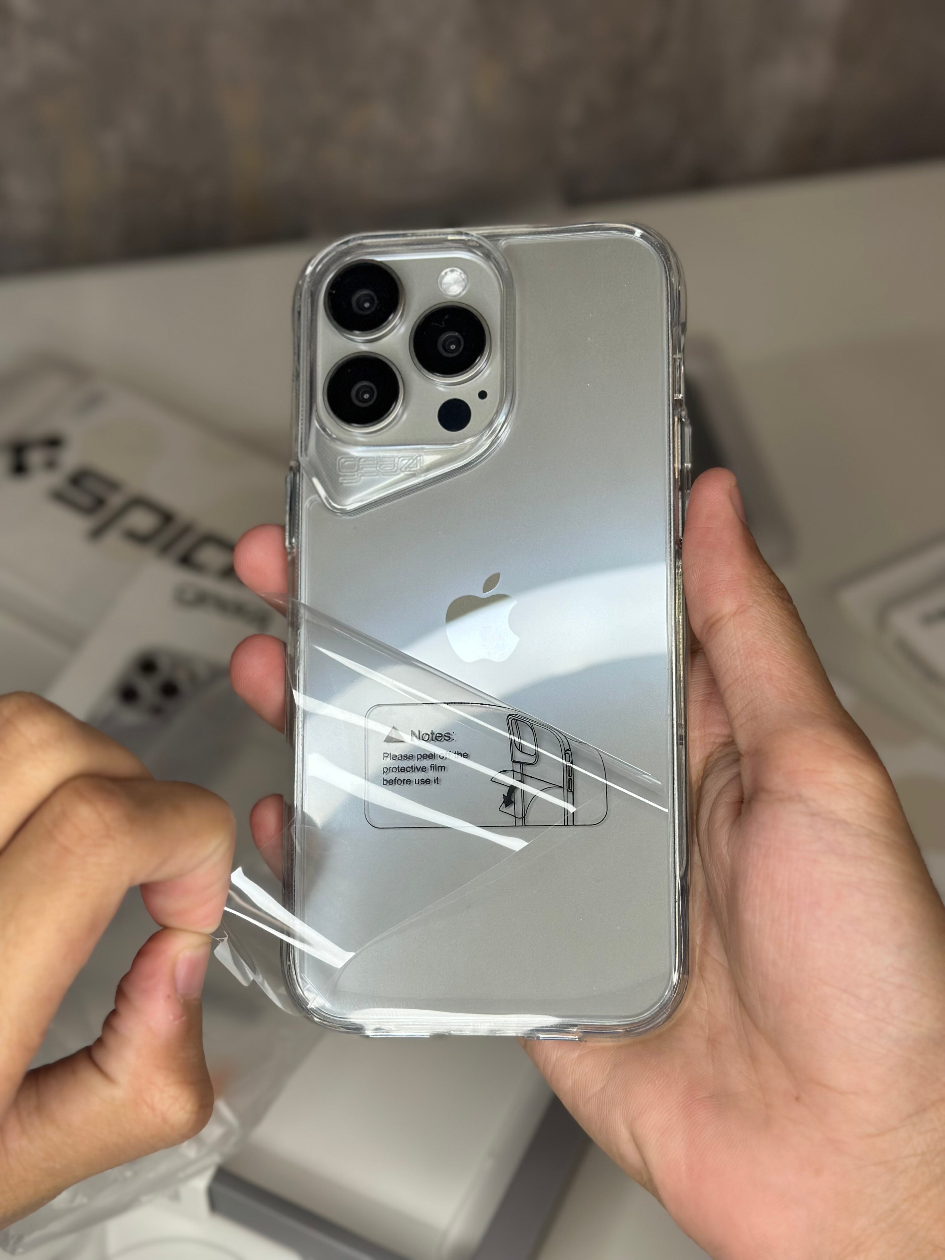 Pro Max Gear Four Phone Case Gear Clear Crystal Case 15 Pro Max Only Pro Max Gear Four Phone Case Gear Clear Crystal Case 15 Pro Max Only