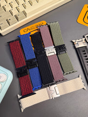 Apple watch nylon loop straps with master lock