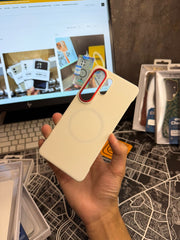 X level Noble Skin Frameless Leather Case with MagSafe S26 Ultra