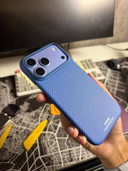 X level Nano Fiber light blue 600D Carbon Case 17/18 Series