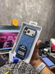 X level Cheers Carbon MagSafe Case Glacier Blue 17/18 Pro Max