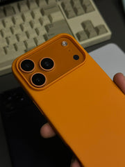 X level Guardian Soft Silicone Case Cosmic Orange 17 Pro Max