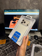 X level Sparkling Crystal Clear Case Non Yellowing 17 Pro Max