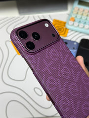 X level Cheers Carbon MagSafe Case Burgundy 17/18 Pro Max