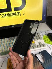 Black Carbon Pattern MagSafe Case Same As Pita** Samsung Galaxy S26 Ultra