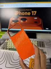 Orange Dotted Carbon MagSafe Case Same as Pita** 17 Pro Max