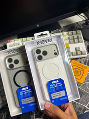 X level Misty Shadow Matt Clear Magsafe Case 17 Pro Max (Non Yellowing)