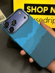 Luxo Mountain Pattern Design Carbon Case 17 Pro Max