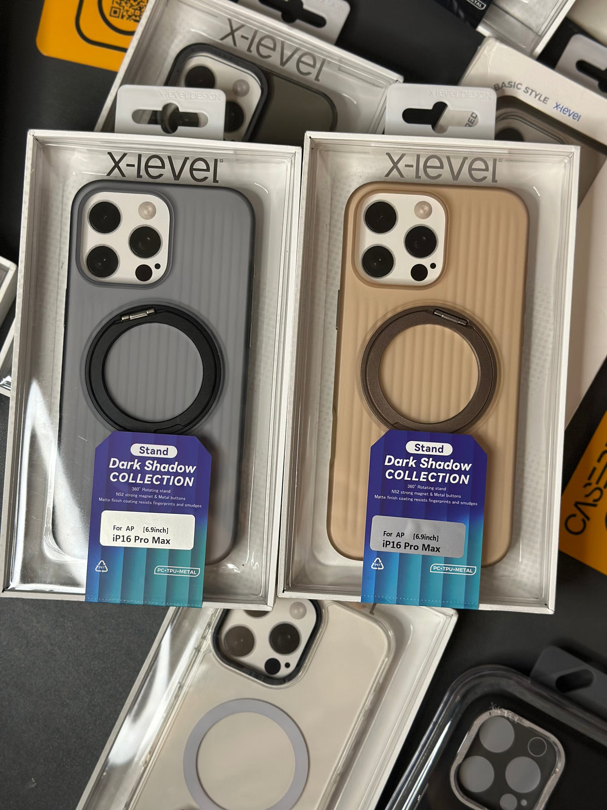 X level stand cases