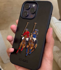 Polo Jockey Black iPhone 14 Pro Max