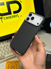 Dfangs Black Carbon Magsafe Case 17 Pro Max