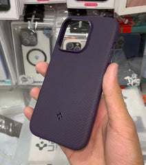 Mag Armour Spigen Purple iPhone 14 Pro and max