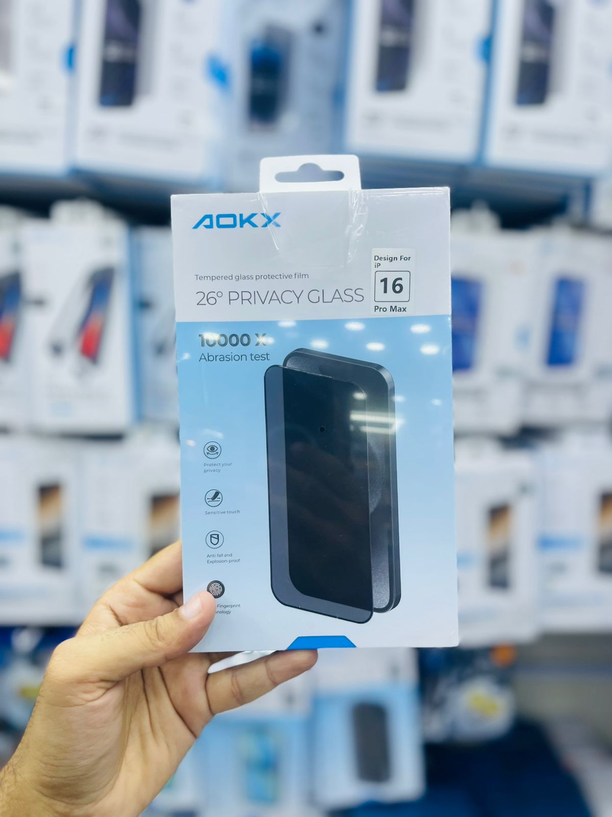 AOKX Tempered Glass 16 pro max Clear/Privacy