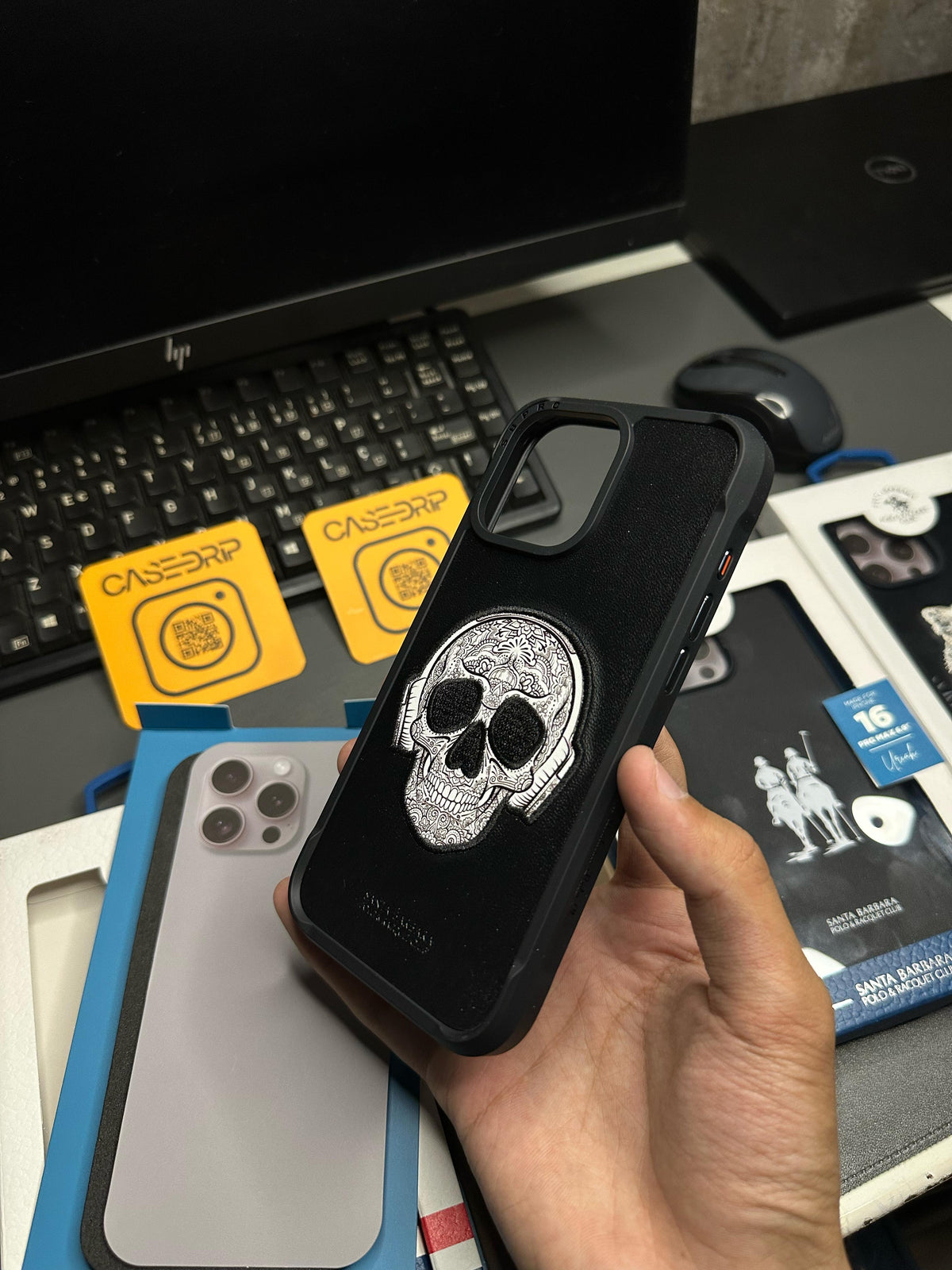 Polo Patti Black Skull 16 Pro Max