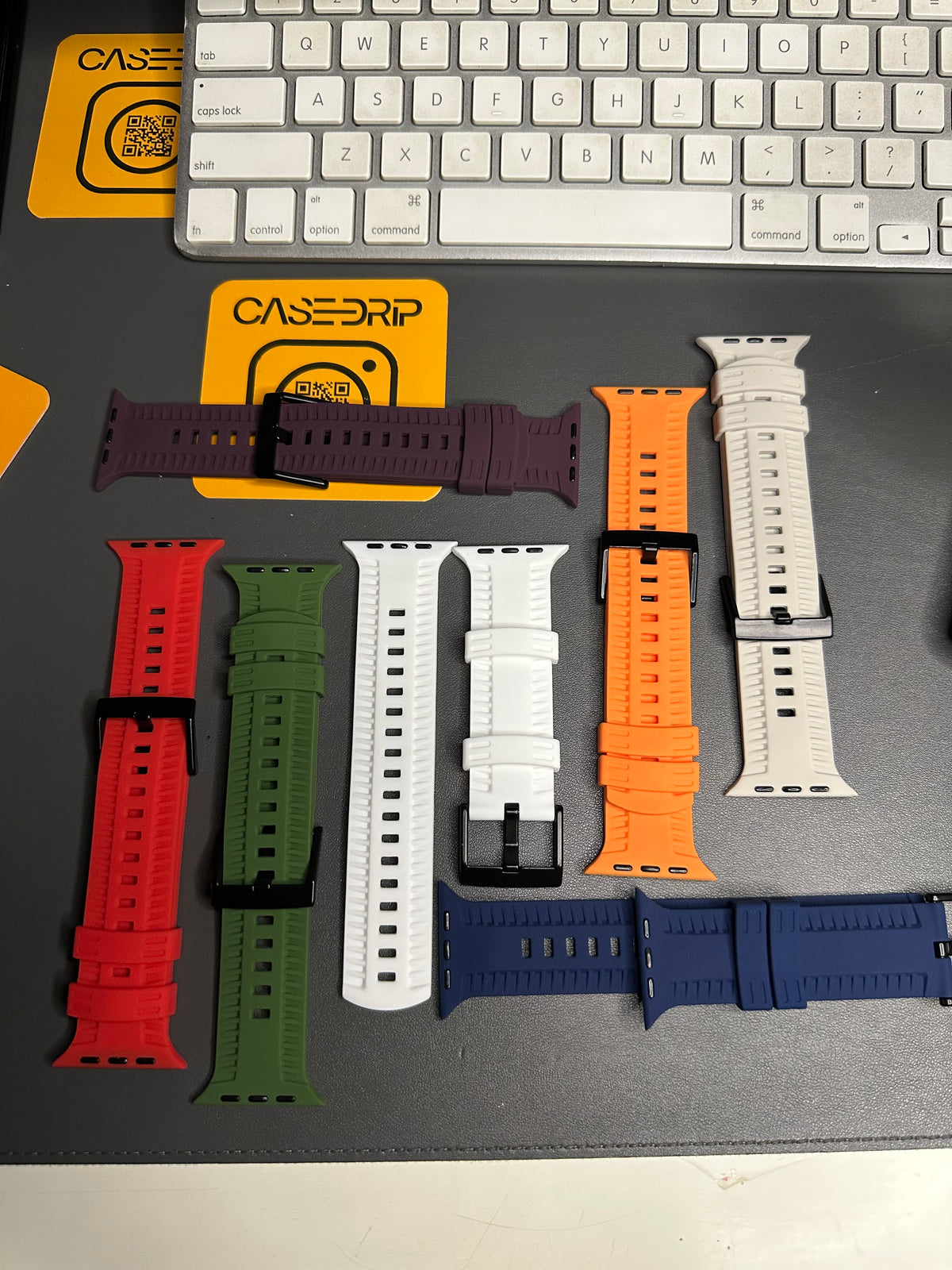 Soft silicone straps