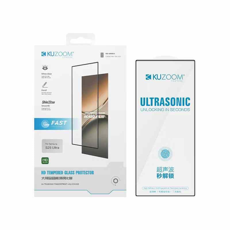 Kuzoom Clear Glass S25 Ultra