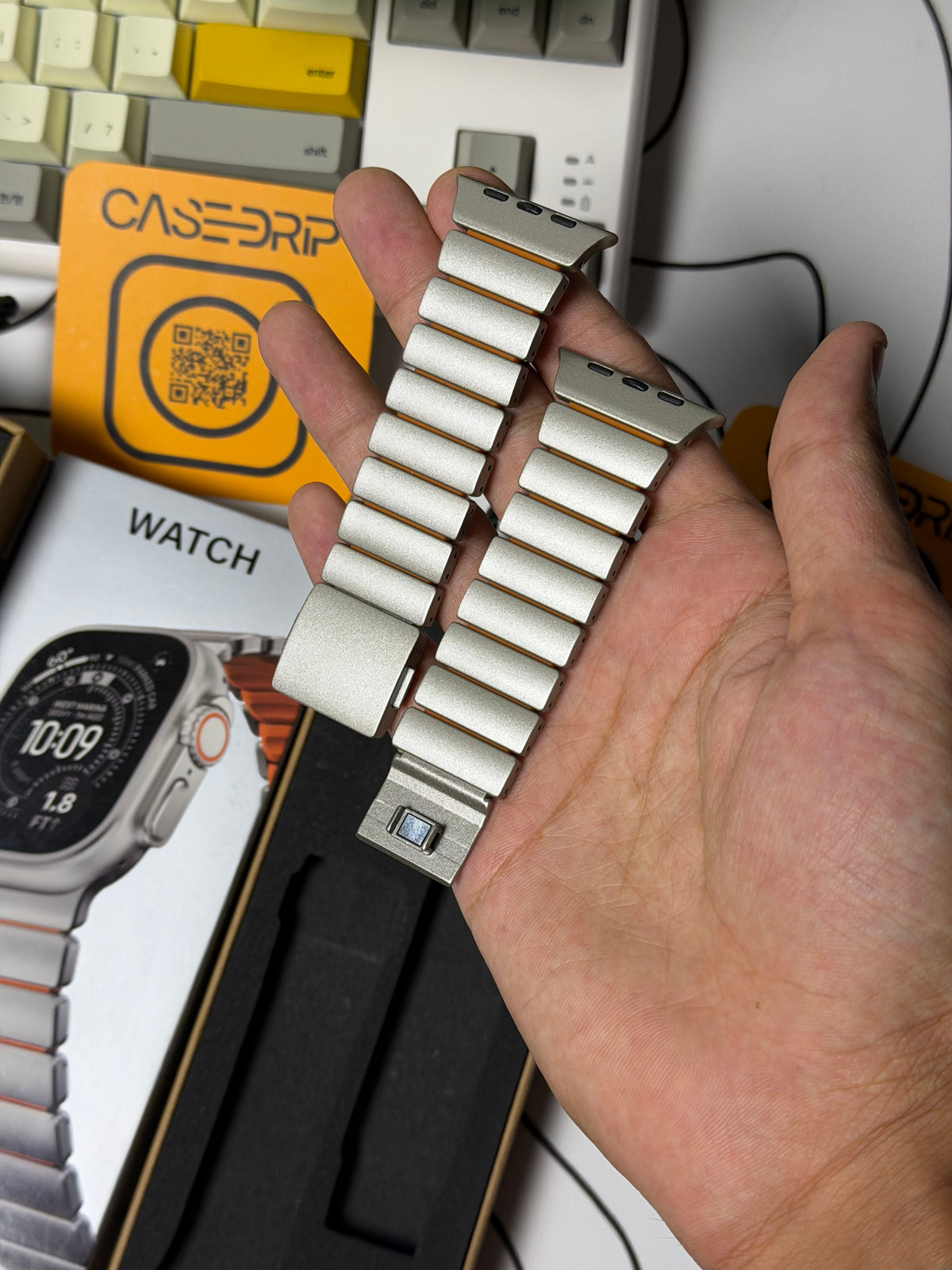 Apple watch titanium bands
