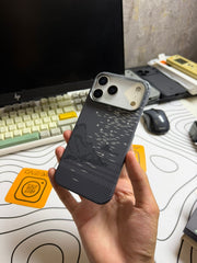 Dark Grey Stars Carbon Magsafe Case Same as Pita** 17 Pro Max