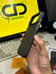 Dfangs Black Carbon Magsafe Case 17 Pro Max