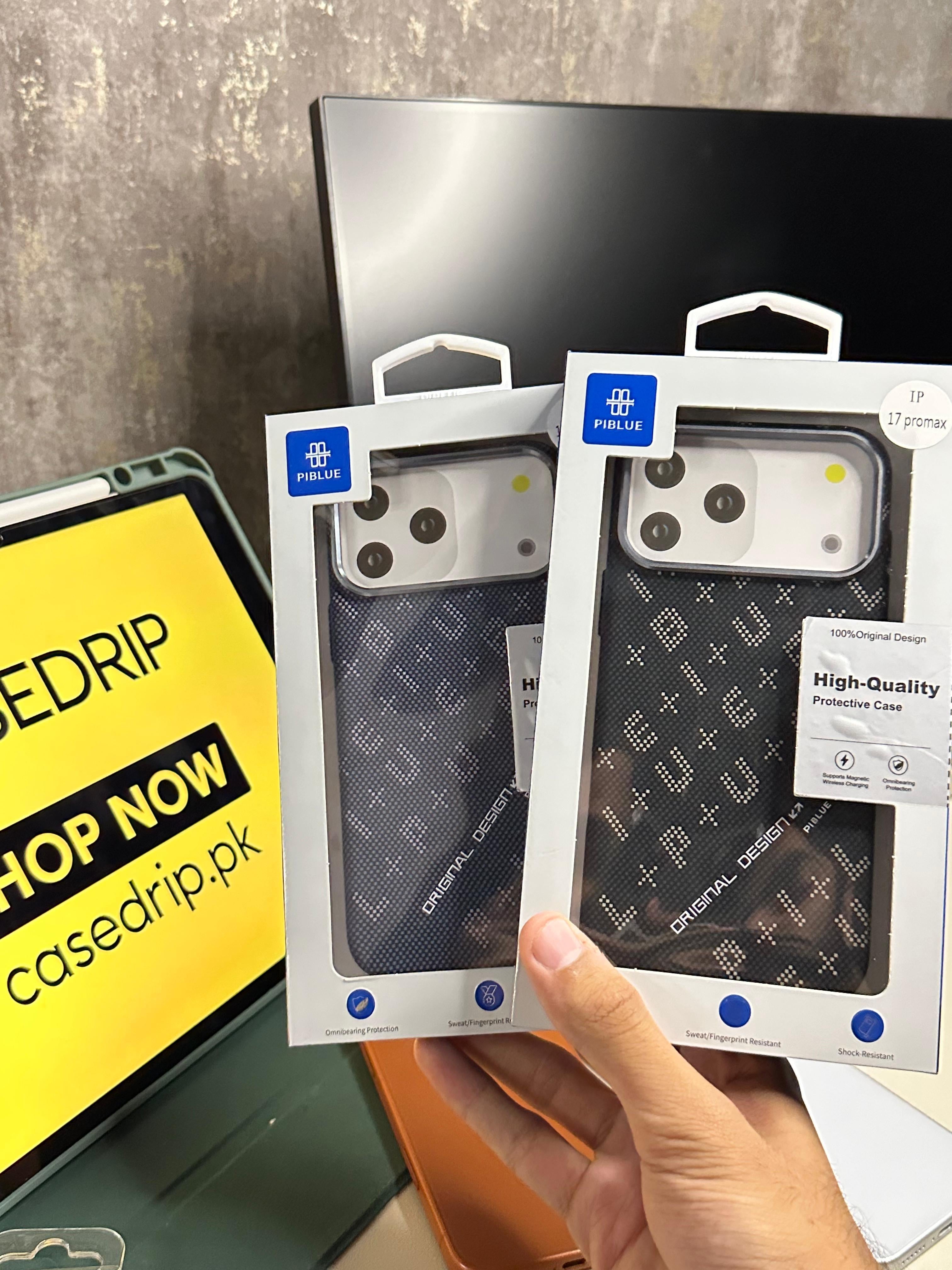 Piblue Carbon Texture Cases 17 Pro Max