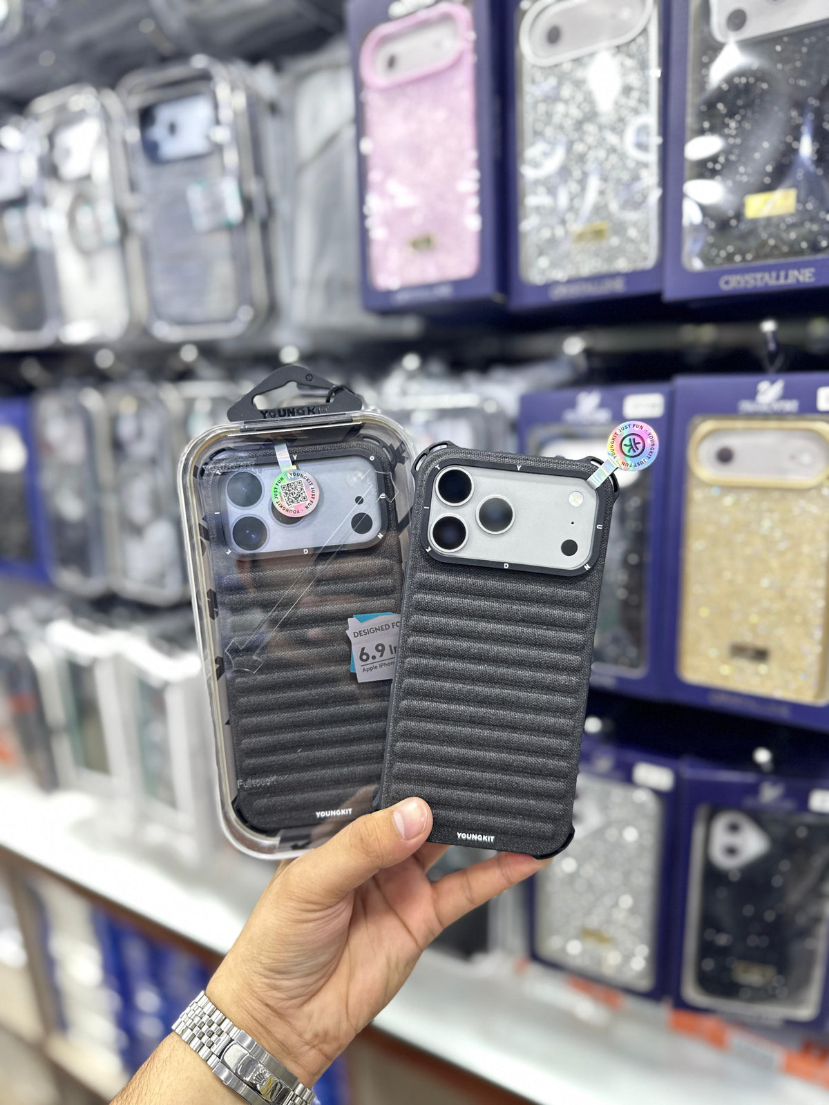 Youngkit Magsafe Suitcase Canvas Series 17 Pro Max