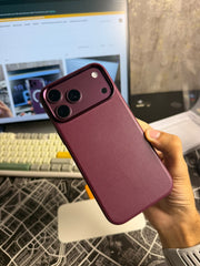 X level Leather Cases 18 Series Burgundy Color