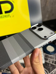 Luxo White Sunset Carbon MagSafe Case 17 Pro Max