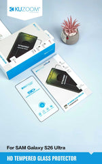 Kuzoom HD Clear Glass Protector Samsung Galaxy S26 Ultra