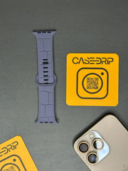 Crocodile Pattern Silicone Straps