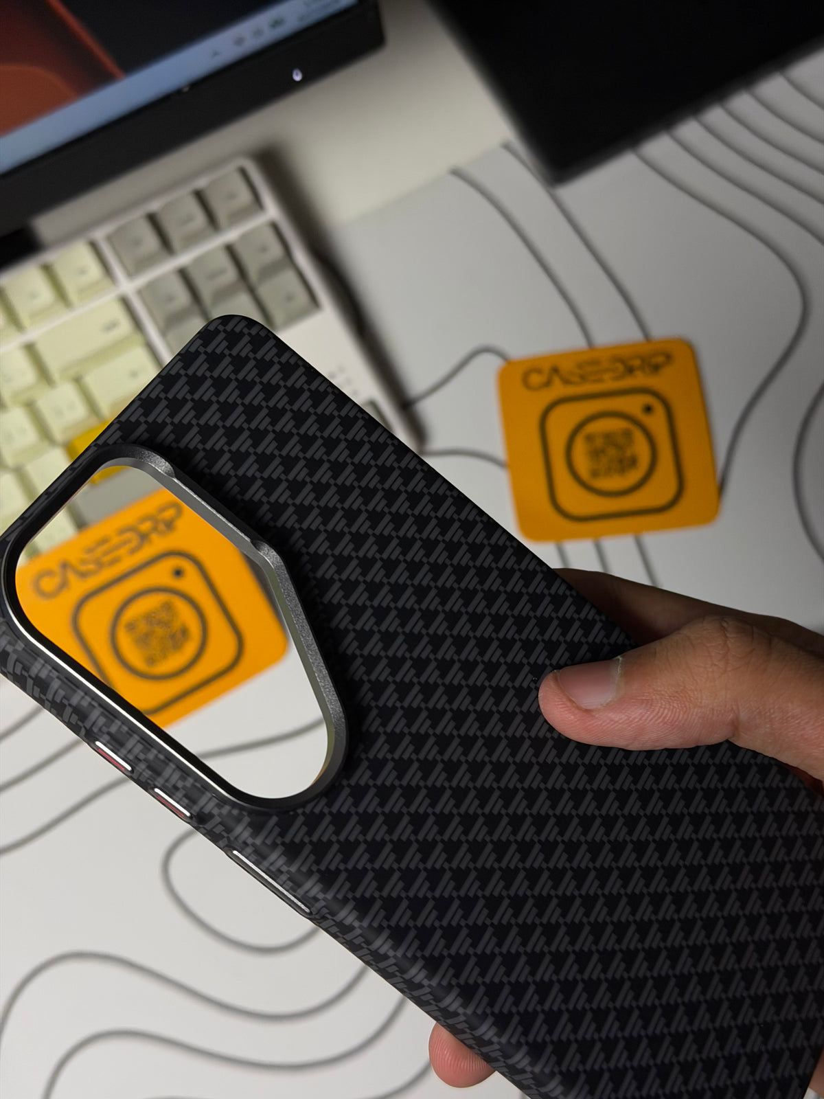 Iperfect S26 ultra carbon texture