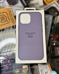 Purple clear case 14 pro max