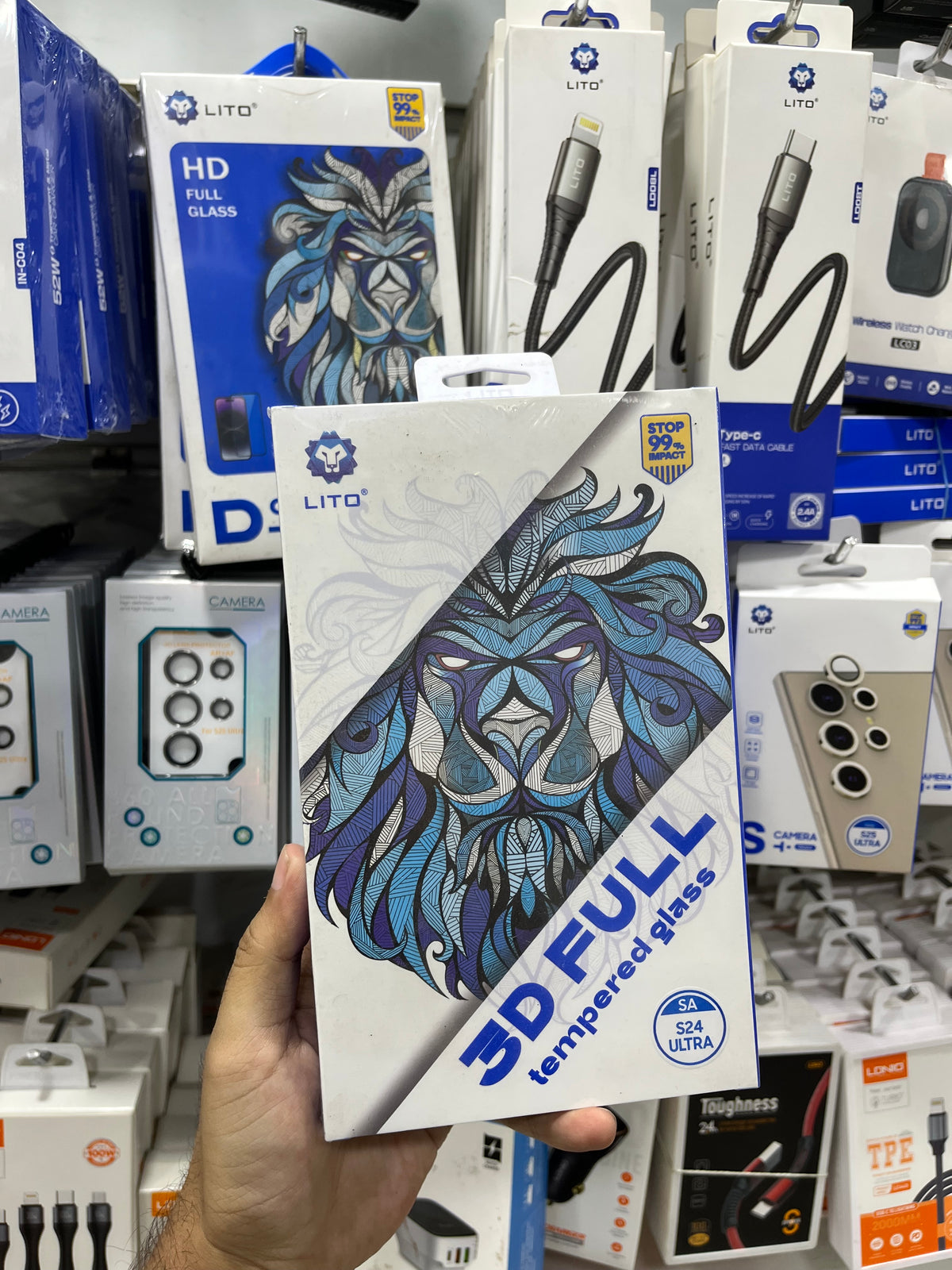 Lito Full Tempered Glass S24/25 Ultra