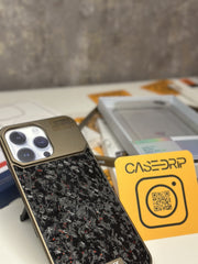 Luxury carbon mettalic case