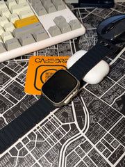 Apple silicone magnetic strap black