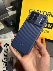 Spigen Enzo Carbon Leather Case 17 Series