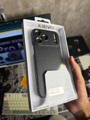 X level Nano Fiber Slim Carbon MagSafe Case 18 Series