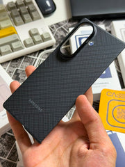 Samsung Galaxy Z Fold 8 Ultra Carbon Pattern Magnet Case (Screen protector included)