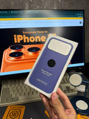 Apple Magsafe Silicone Blue 17 Pro Max