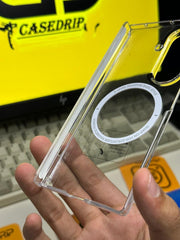 X Level Sparkling Clear Case Fold 7 with Hinge