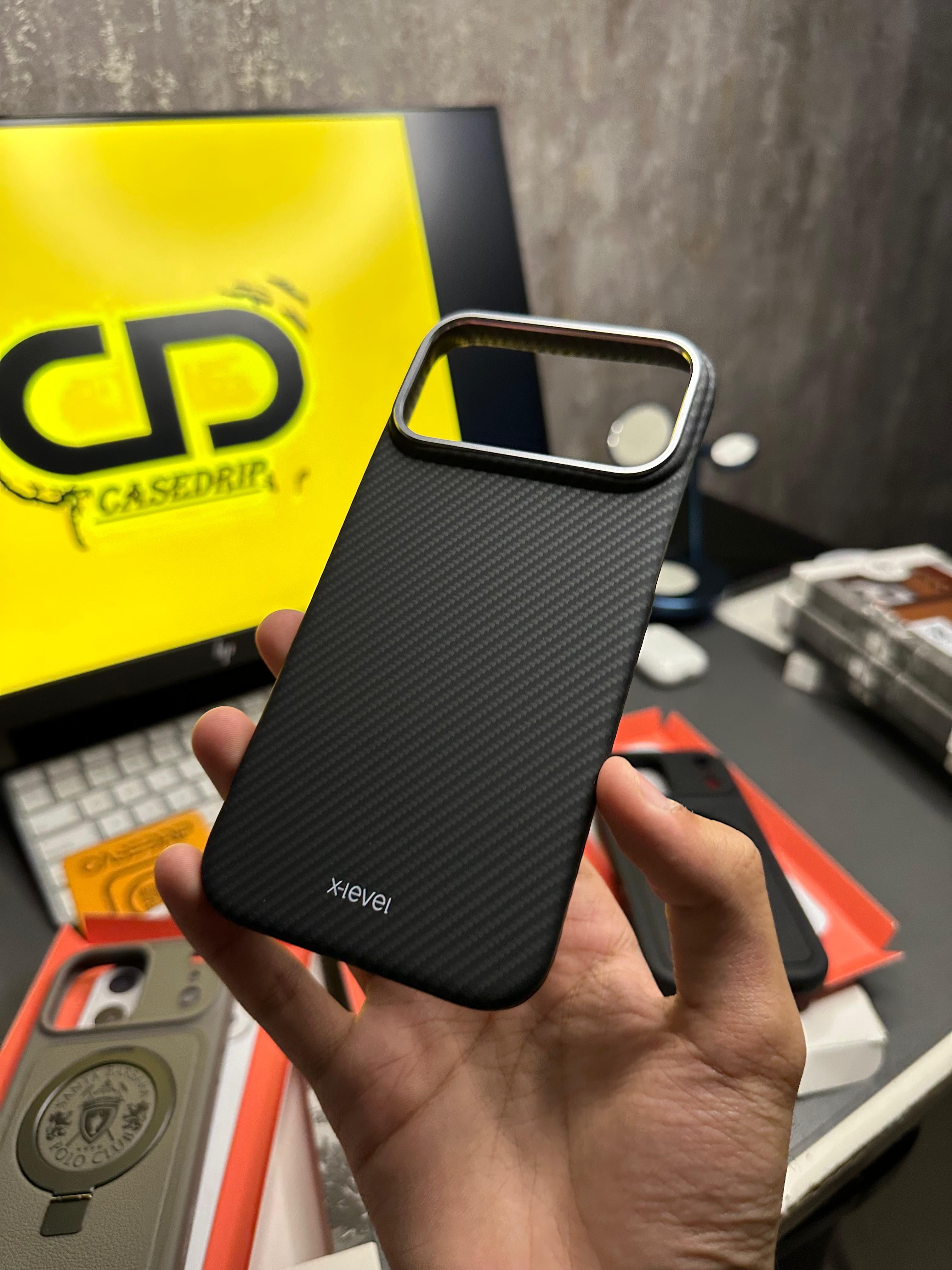 X level Black Carbon Case 17 Series
