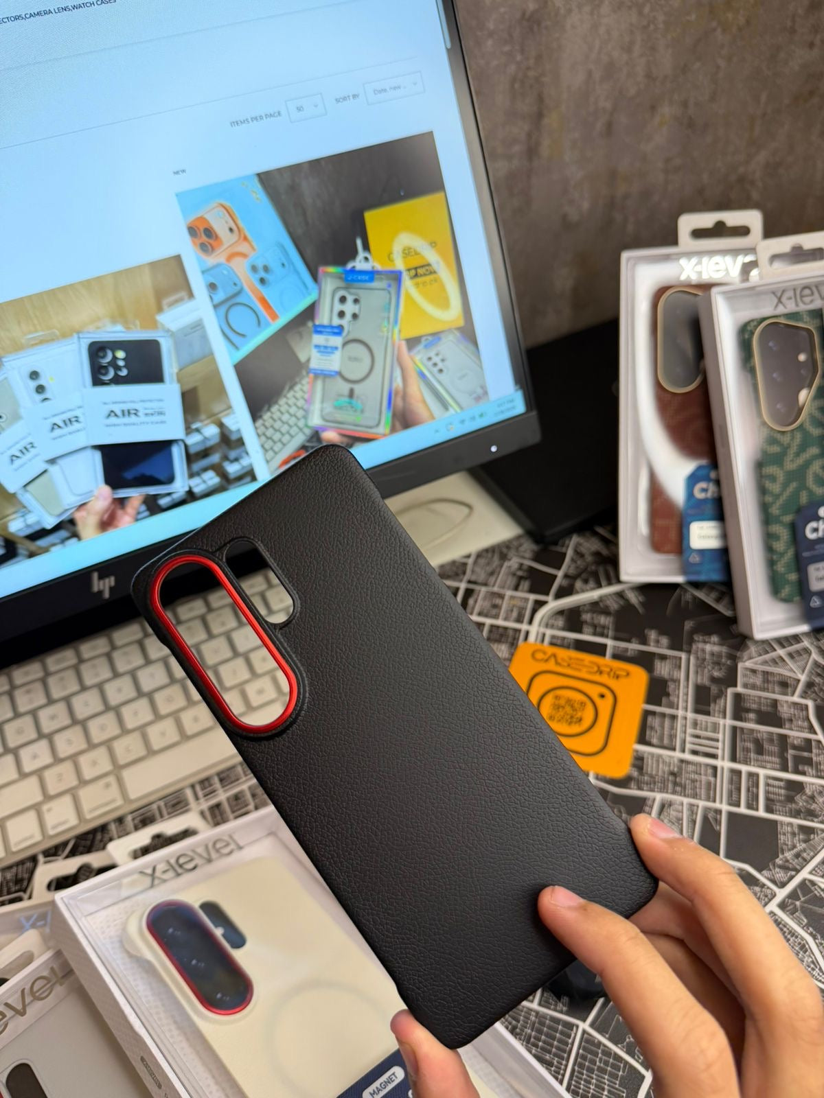 X level Noble Skin Frameless Leather Case with MagSafe S26 Ultra