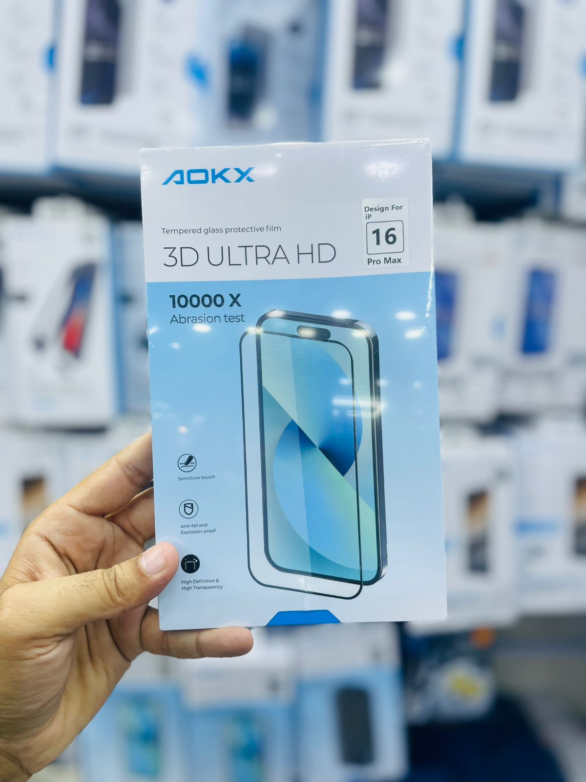 AOKX Tempered Glass 16 pro max Clear/Privacy